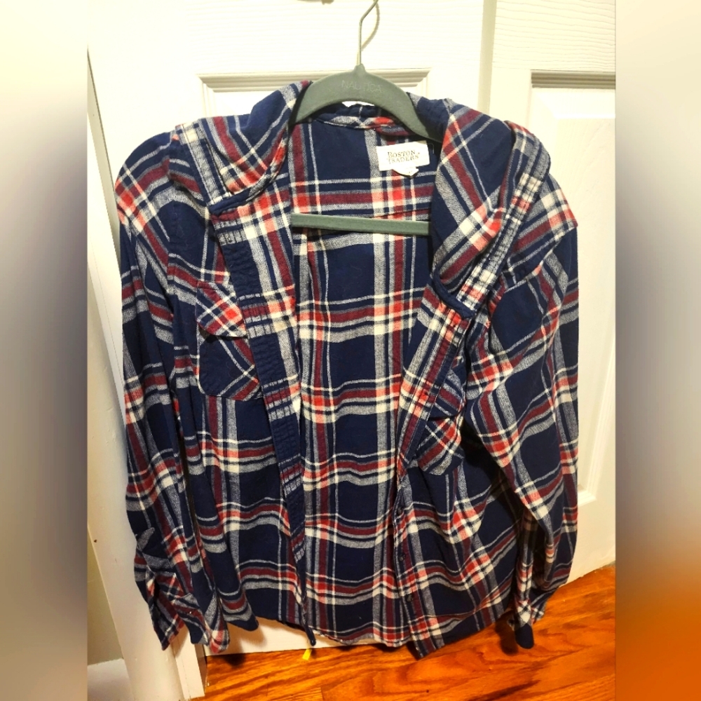 Flannel hoodie